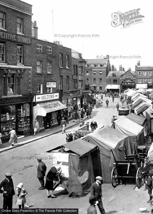 Photo of Wisbech, The Market Place 1929