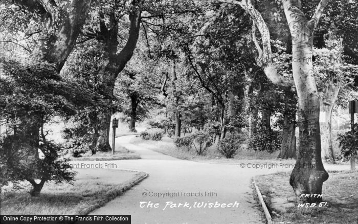 Photo of Wisbech, The Park c.1955