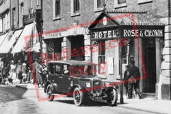 The Rose & Crown Hotel Entrance 1929, Wisbech