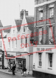 The Ship Hotel, Market Place c.1968, Wisbech