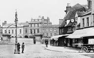 Waiting For Friends At The Clarkson Memorial 1901, Wisbech