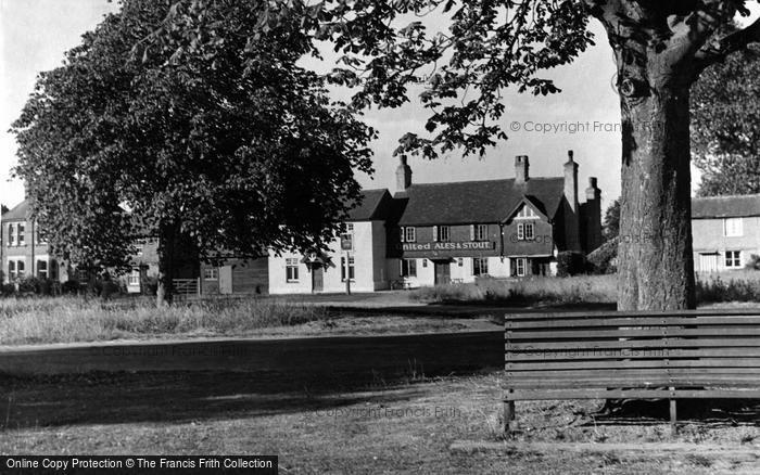 Photo of Wisborough Green, The Cricketers Arms c.1955