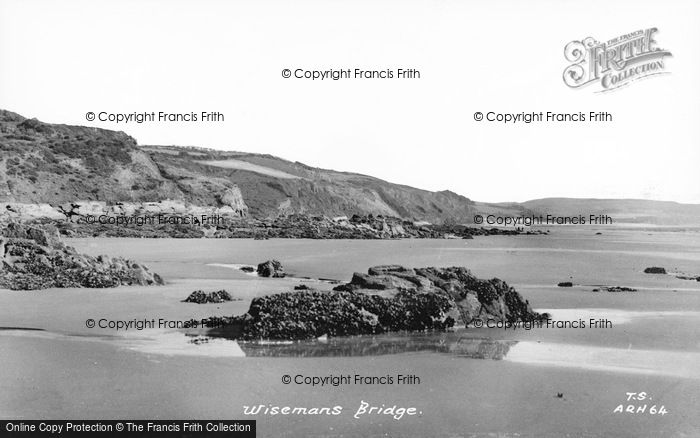 Photo of Wisemans Bridge, Beach c.1965