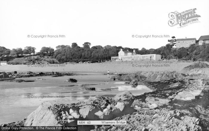 Photo of Wisemans Bridge, From The Beach c.1965