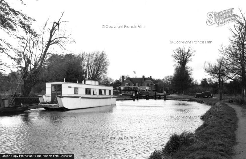 Wisley, the Canal c1955