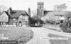 Chipping Hill Church c.1965, Witham