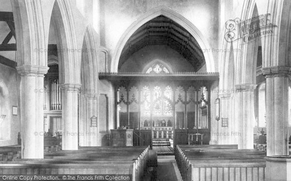 Photo of Witham, Church Interior 1900