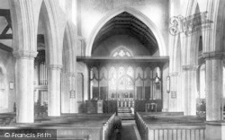 Church Interior 1900, Witham