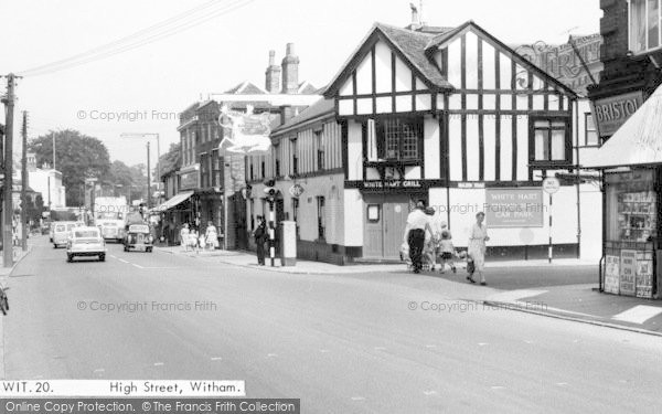 Photo of Witham, High Street c.1960