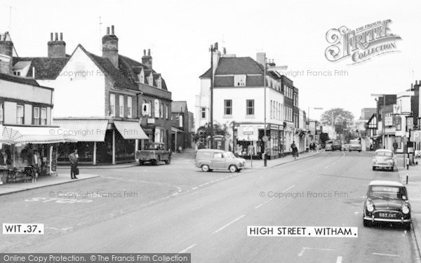 Photo of Witham, High Street c.1965