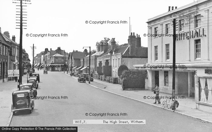 Photo of Witham, The High Street c.1950