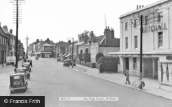 The High Street c.1950, Witham
