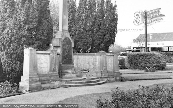 Photo of Witham, The Memorial c.1965