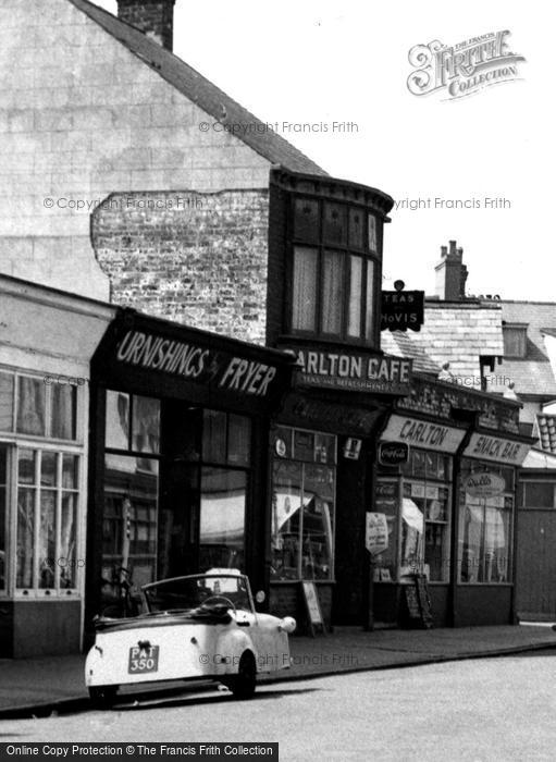 Photo of Withernsea, Shops Along Seaside Road c.1955