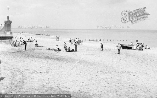 Photo of Withernsea, The Beach c.1960