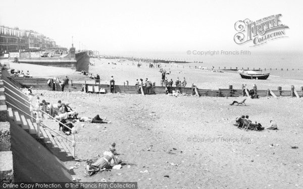 Photo of Withernsea, The Beach c.1960