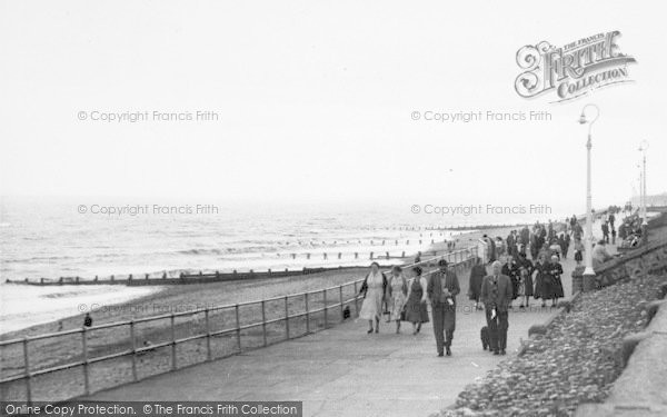 Photo of Withernsea, The Promenade c.1955
