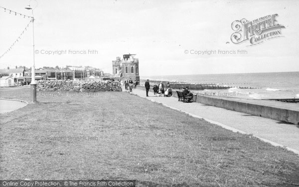 Photo of Withernsea, The Towers And Promenade c.1955