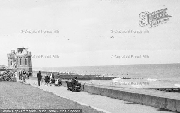 Photo of Withernsea, The Towers And Promenade c.1955