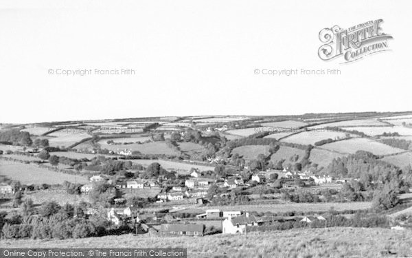 Photo of Withypool, From Withypool Hill c.1955
