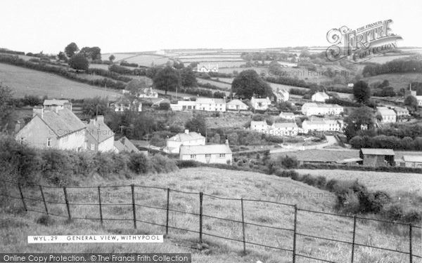 Photo of Withypool, General View c.1965
