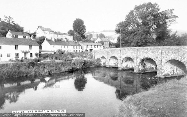 Photo of Withypool, The Bridge c.1965