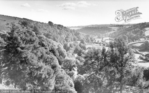 Photo of Withypool, The Valley c.1955