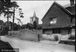 All Saints Church  And Old Houses 1898, Witley