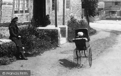 Girl And Pram 1906, Witley