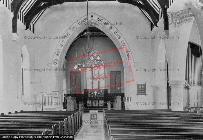 Photo of Witley, King Edward's School Chapel Interior 1908