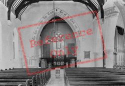 King Edward's School Chapel Interior 1908, Witley