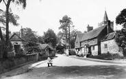 Old Cottages And All Saints Church 1906, Witley
