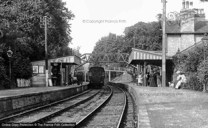 Photo of Witley, Travellers At The Station 1908
