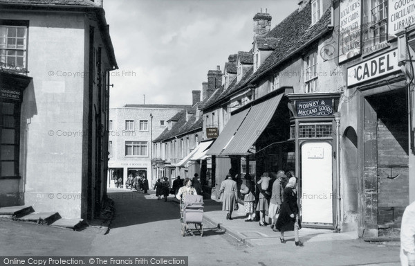 Photo of Witney, A Corner Of The Market Square c.1955