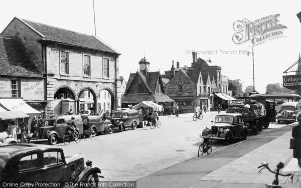 Photo of Witney, Market Square 1950