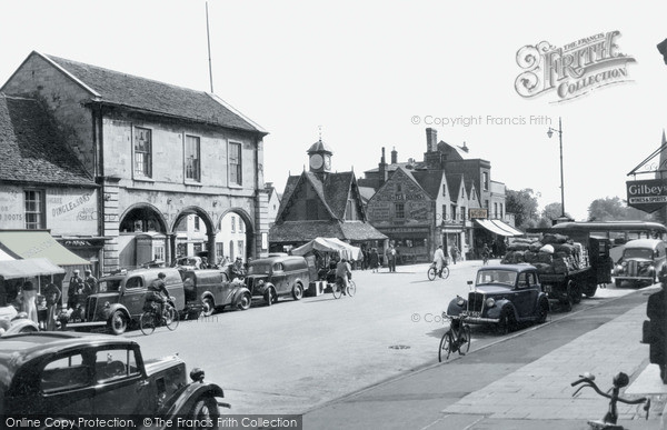 Photo of Witney, Market Square c.1955
