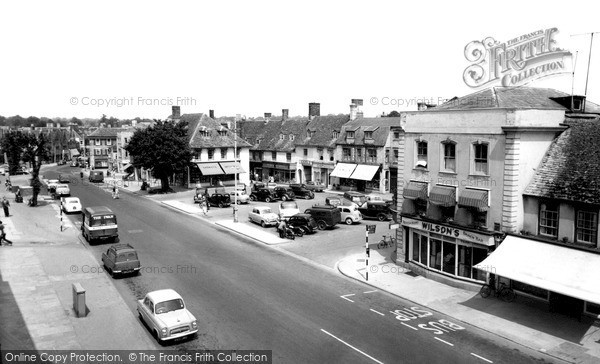 Photo of Witney, Market Square c.1955