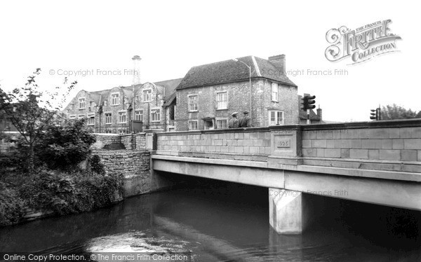 Photo of Witney, The River And Bridge c.1965