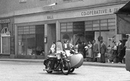 Motorbike, The Square 1955, Wiveliscombe