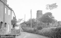 Rotton Row And Parish Church c.1955, Wiveliscombe