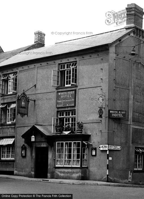 Photo of Wiveliscombe, The White Hart Hotel 1955