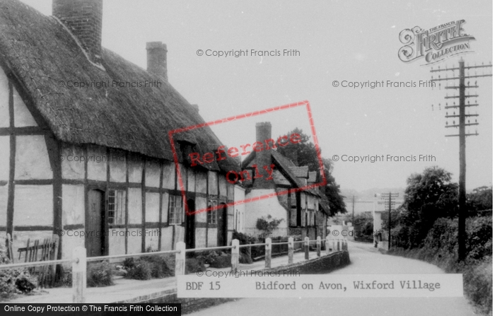 Photo of Wixford, The Village c.1955