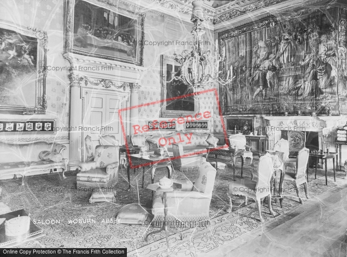 Photo of Woburn Abbey, Saloon c.1955