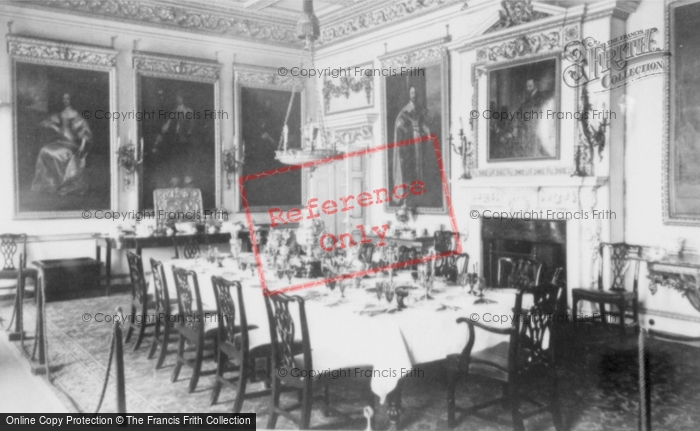 Photo of Woburn Abbey, State Dining Room c.1960