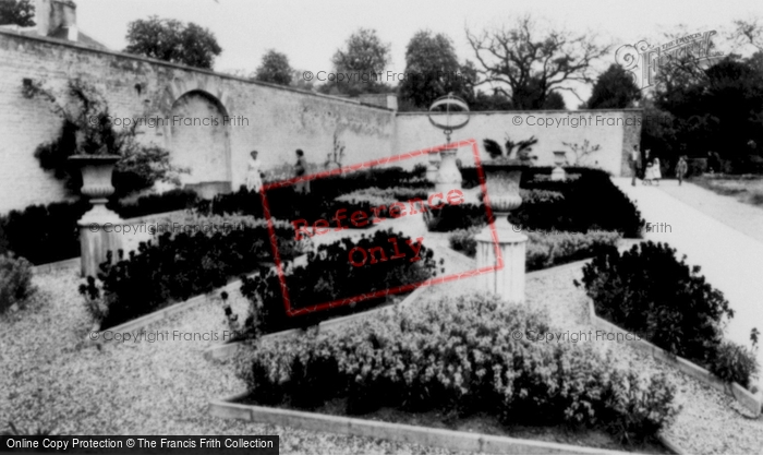 Photo of Woburn Abbey, Sun Dial Gardens c.1955