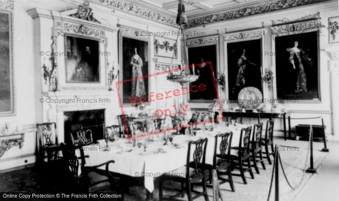 Photo of Woburn Abbey, The State Dining Room c.1960