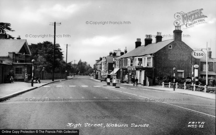 Photo of Woburn Sands, High Street c.1955
