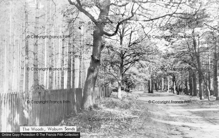 Photo of Woburn Sands, The Woods c.1950