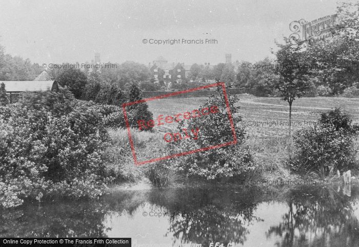 Photo of Woking, Brookwood Asylum From Canal 1898