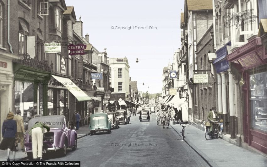Woking, Chertsey Road c1955